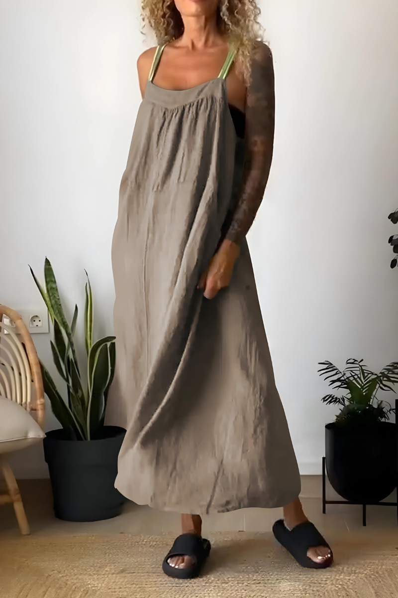 AURORA™ | CASUAL LINEN RETRO SUMMER DRESS