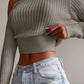 Aria | Asymmetrical Neck Sweater