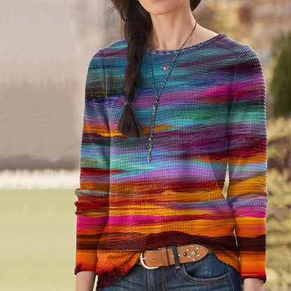 Colorful Casual Sweatshirt