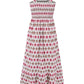 PAULINA SMOCKED SQUARE NECK DRESS