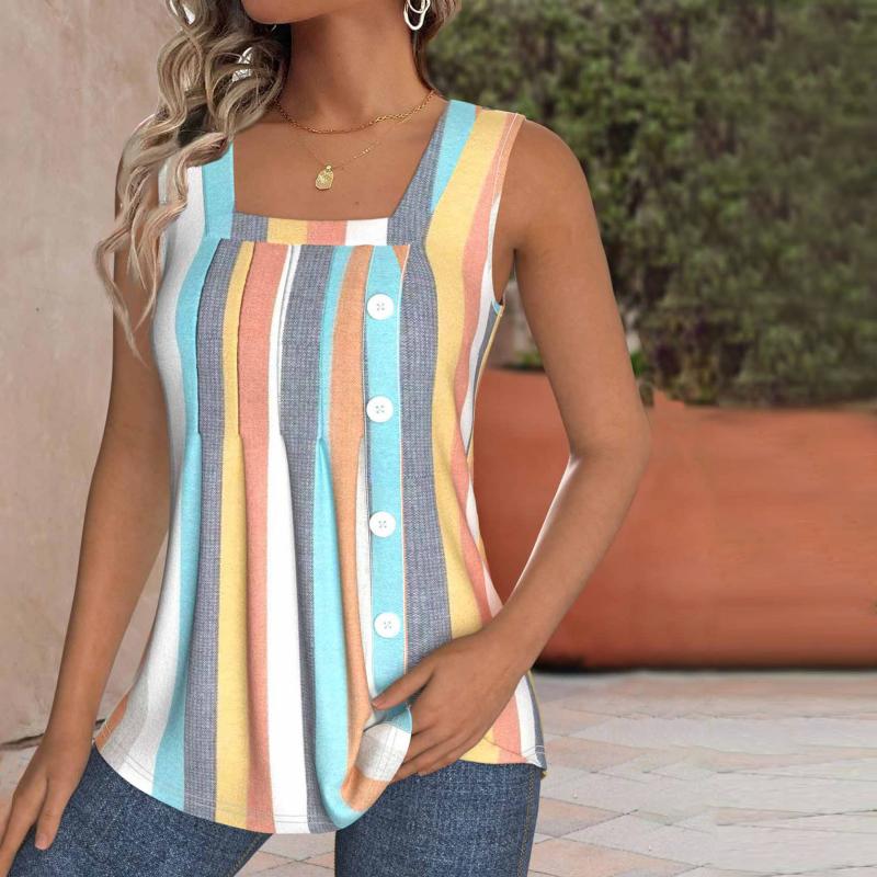 Colourful Striped Tank Top