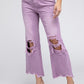 MIA DISTRESSED VINTAGE WIDE LEG PANTS