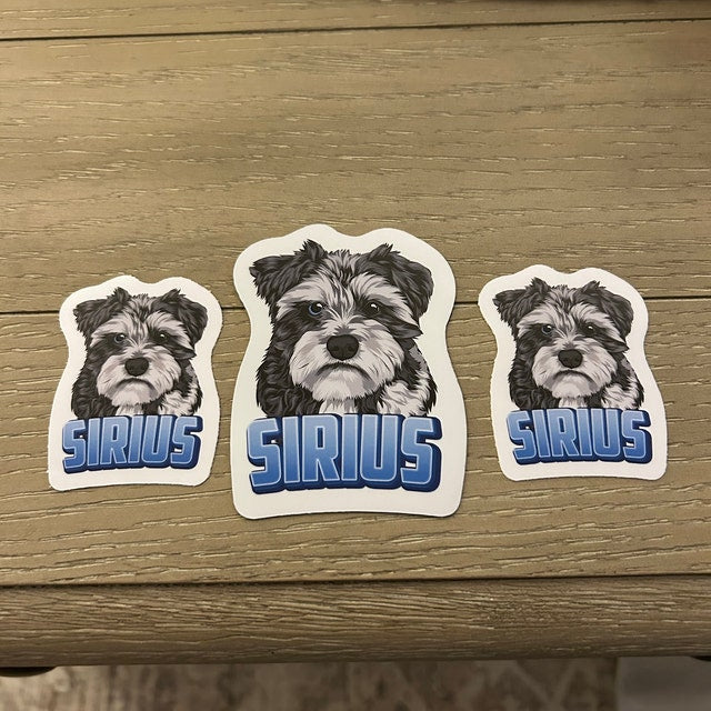 Sadikhoff ™ - Personalized Dog Face Stickers