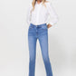 JUNI HIGH RISE STRETCH CROP SLIM JEAN