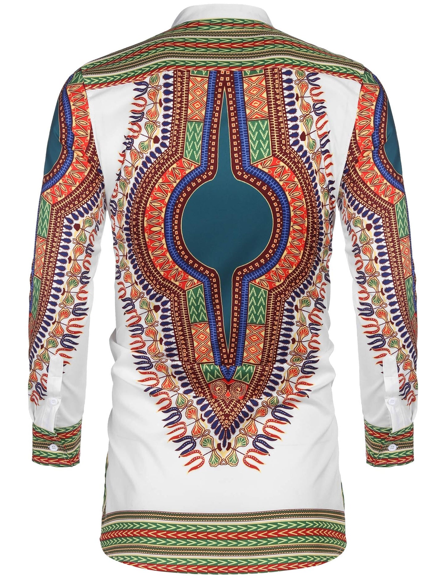 Casual Ethnic Graphic Long Shirt (US Only)