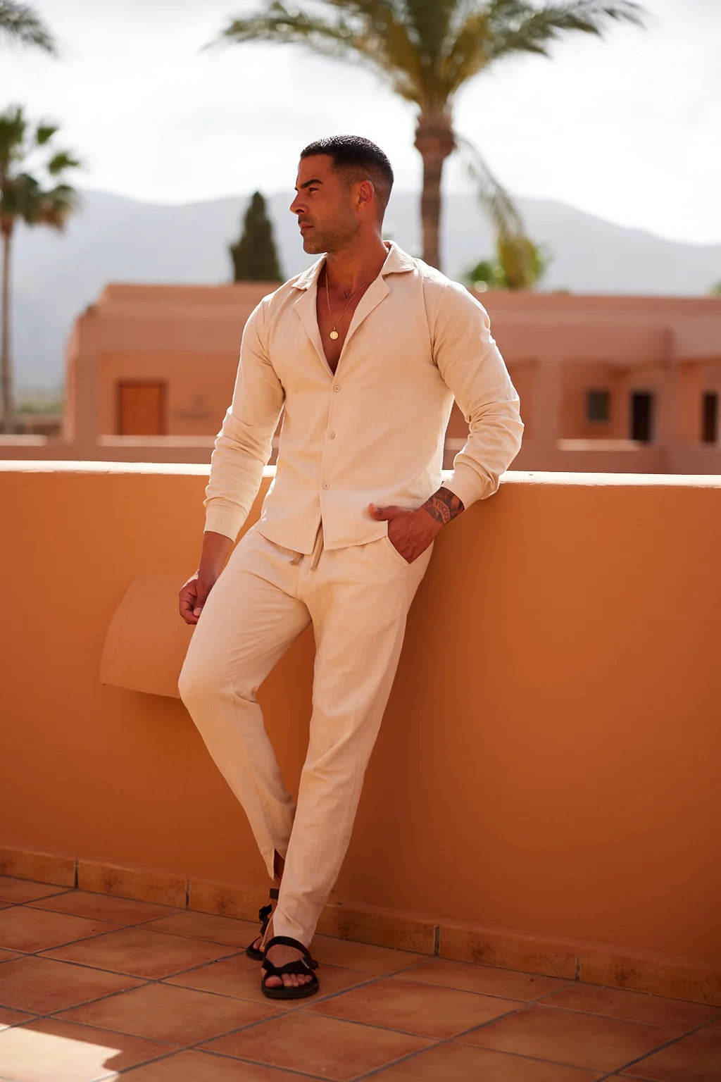 Andres | Casual Linen Set