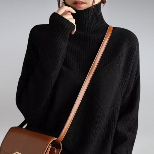 ROXANDA CASHMERE TURTLENECK SWEATER