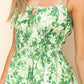 PALM PRINT SUMMER DRESS