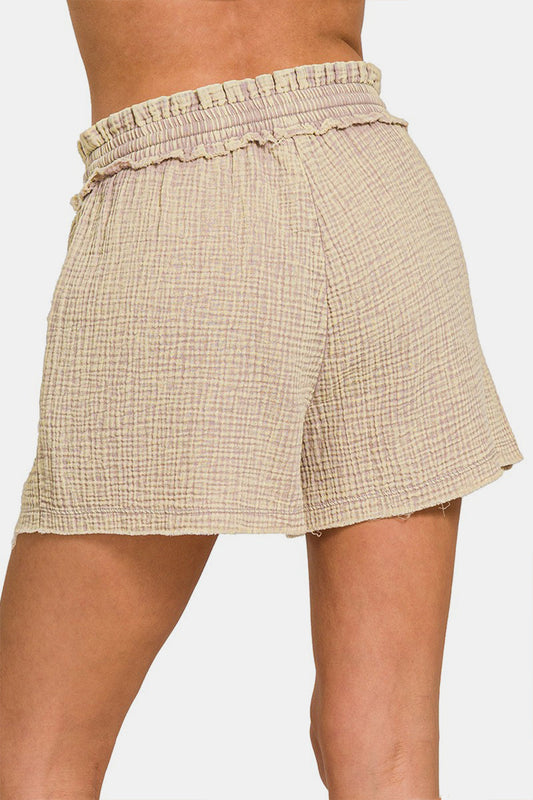 BOHO FRAYED HEM SHORTS