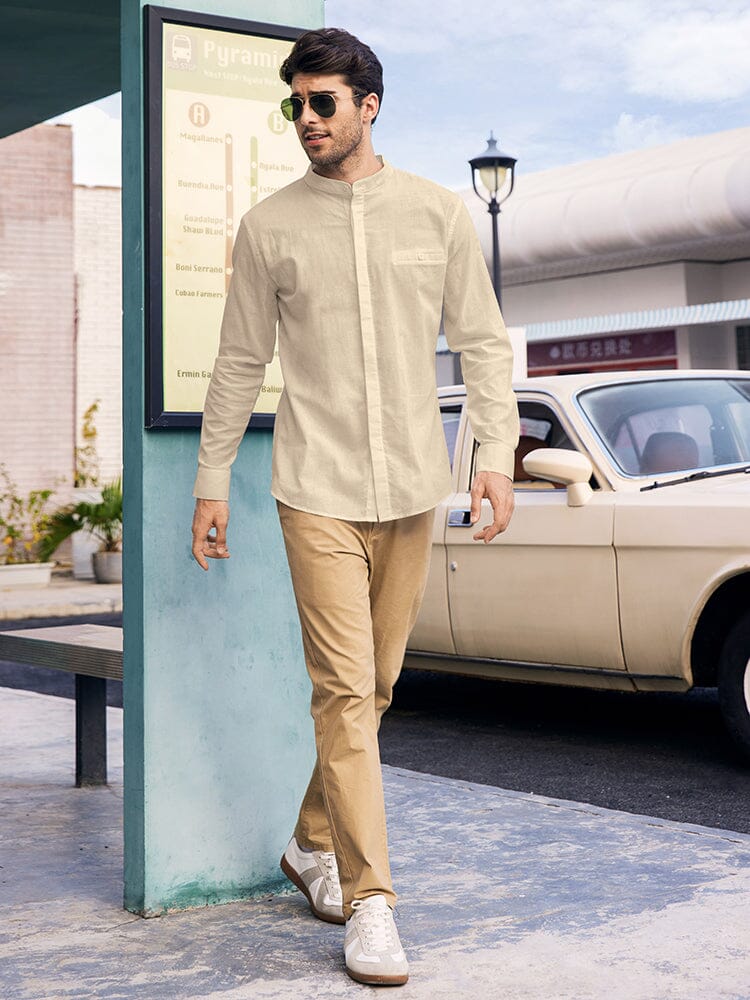 Breathable Button Up Linen Shirt (US Only)