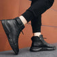 Javon | Black Leather Boots