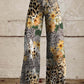 Joanna - Floral Bootcut Trousers