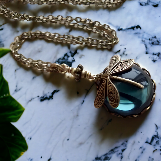 Vintage Dragonfly Necklace