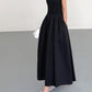 Leisure Crew Neck Long Dress