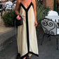 Sicily Old Money Aesthetics Slip Long Dress