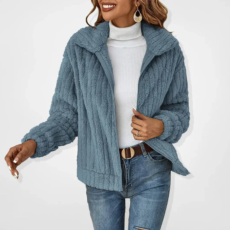 Nadia - Casual Plush Cardigan