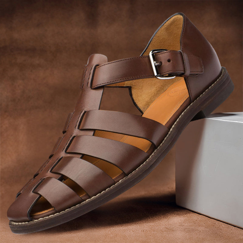 Charles Morrison Leather Fisherman Sandals