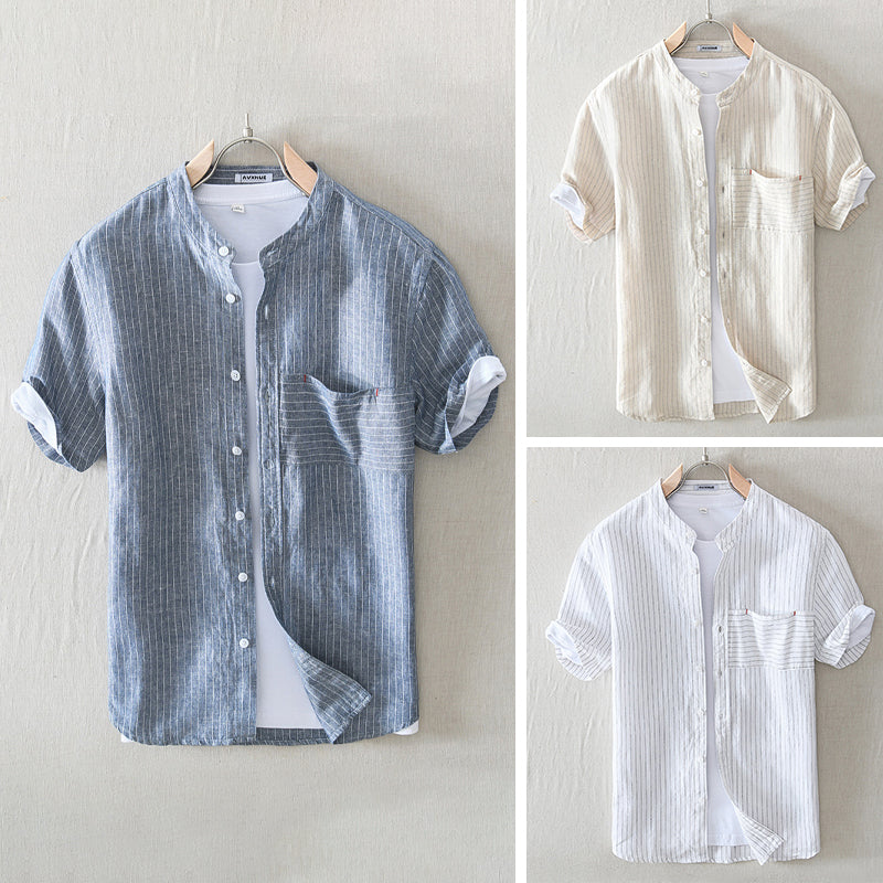 Charles Morrison Venice Flax Summer Shirt