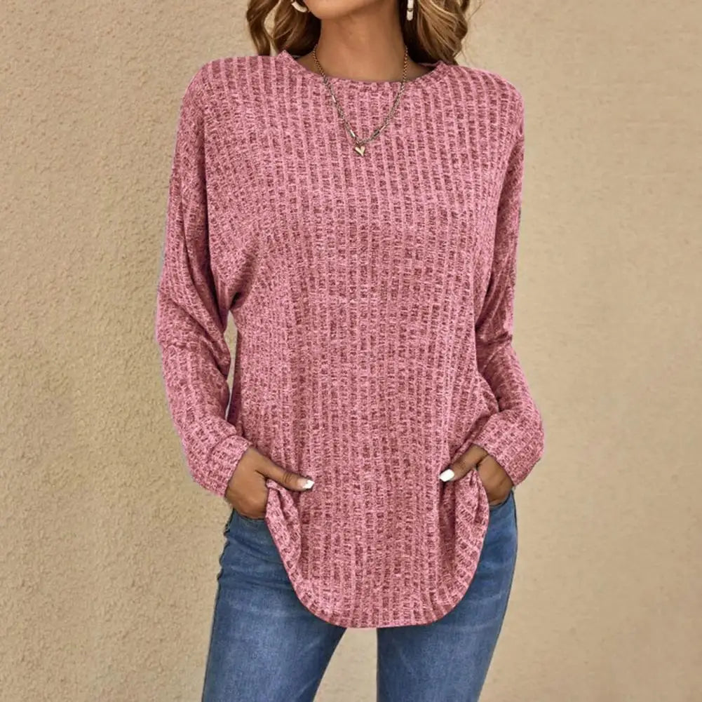 Freya - Stylish Ribbed Jumper