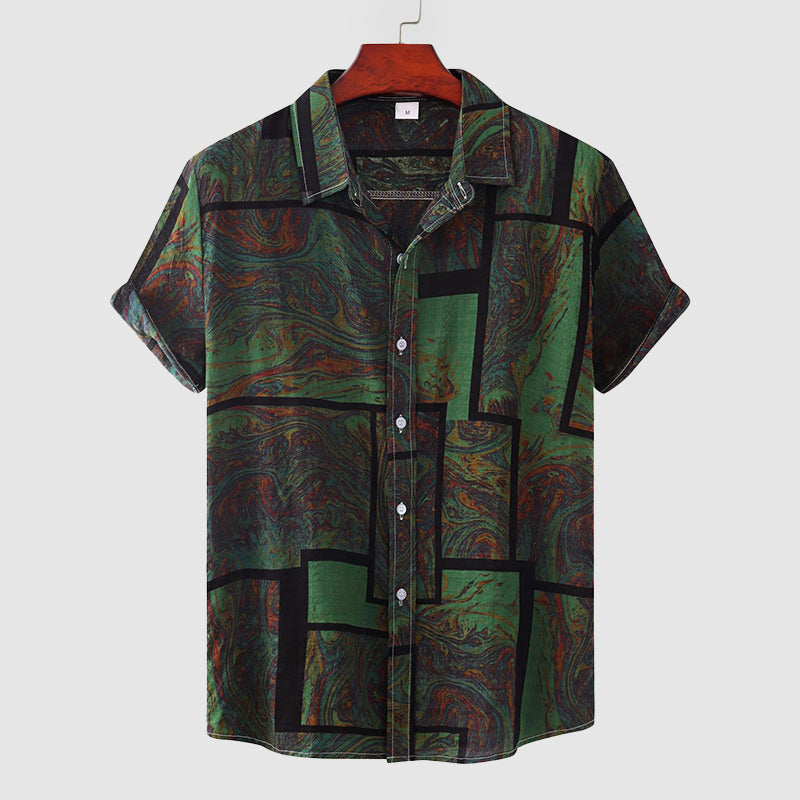 Frank Hardy Abstract Art Summer Shirt