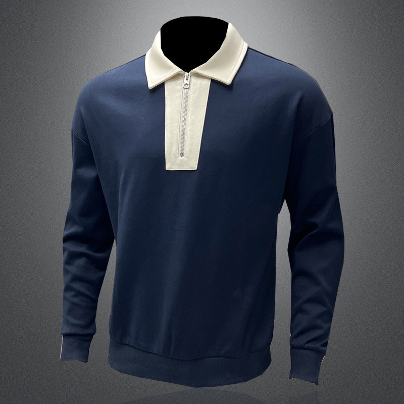 Frank Hardy Accent Collar Sweatshirt