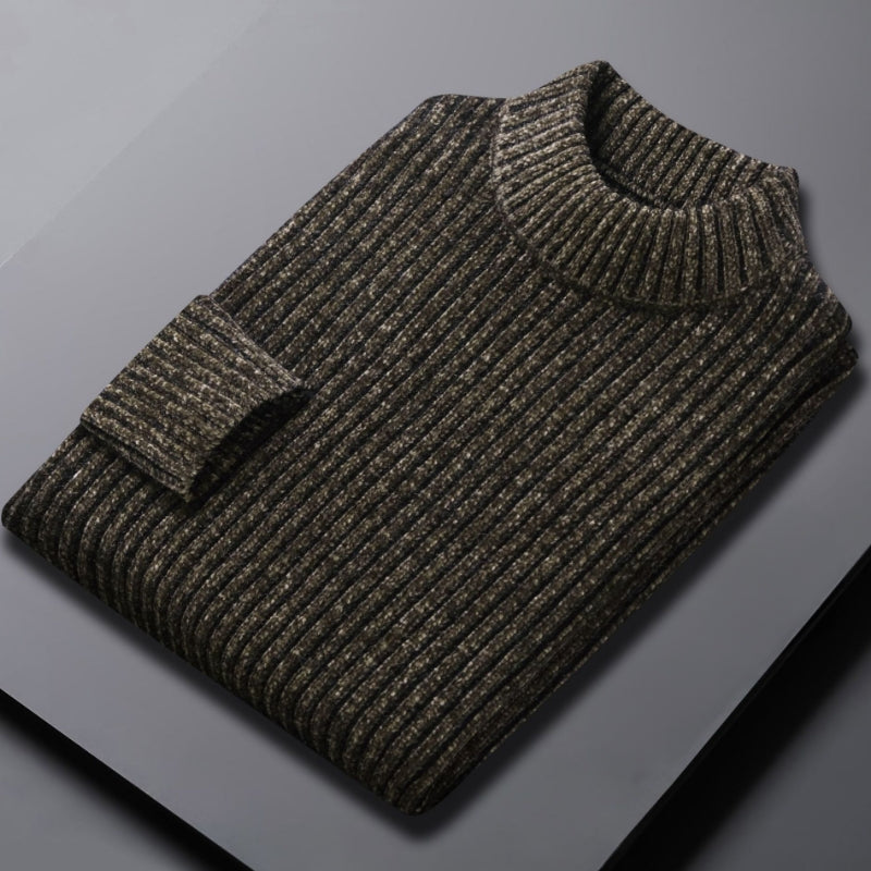 Frank Hardy Chenille Turtleneck Sweater