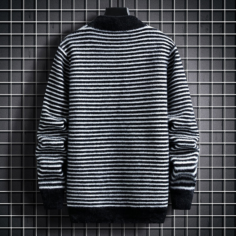 Frank Hardy Graphic Striped Sweater