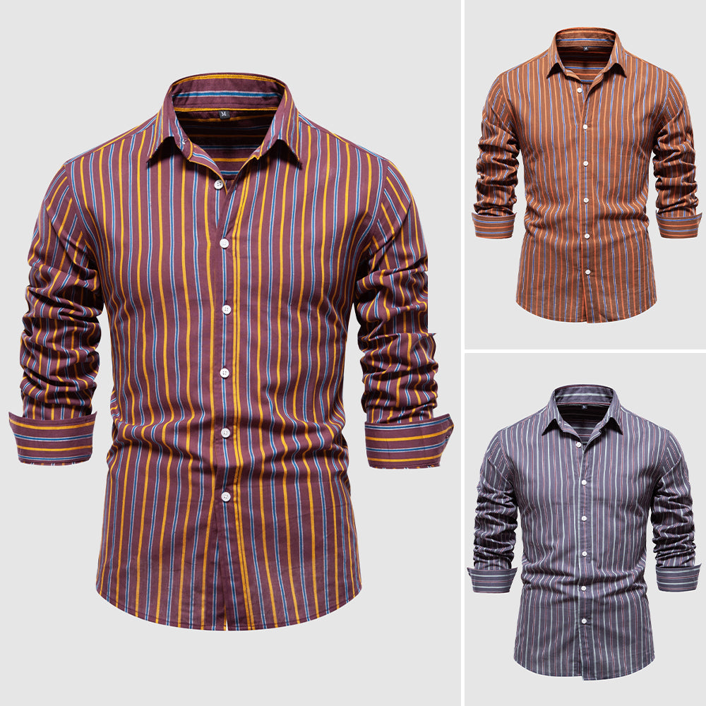 Frank Hardy Madera Striped Long Sleeve Shirt