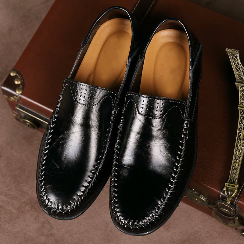 Frank Hardy Minimal Leather Loafers