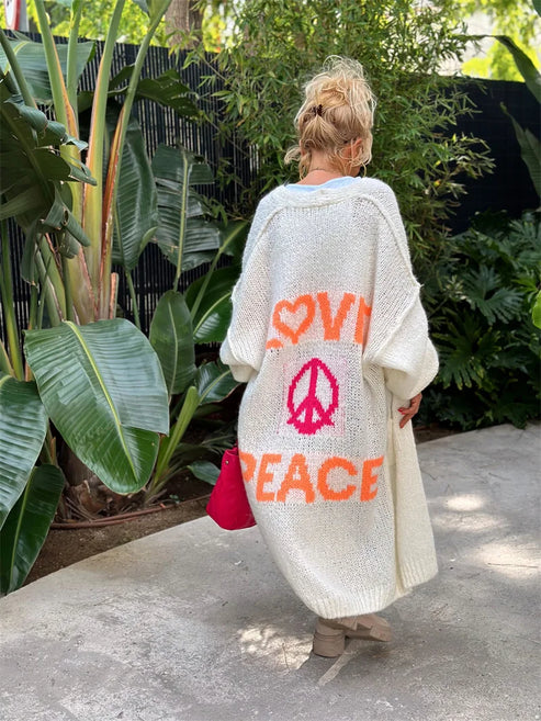 Ibiza - Love & Peace Cardigan