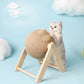 sadikhoff™ - Solid Wood Natural Sisal Scratcher Cat Ball Toy