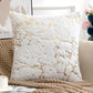 Golden Print Velvet Pillow Cover (Set of 2)