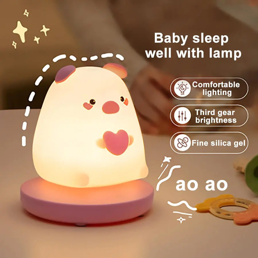 Adorable Cartoon Touch Lamp