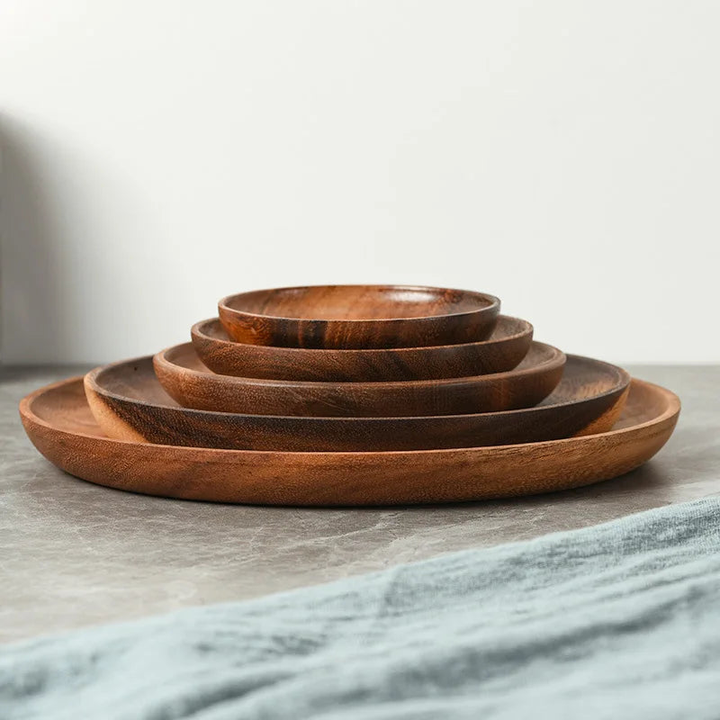 ACACIA WOOD PLATES