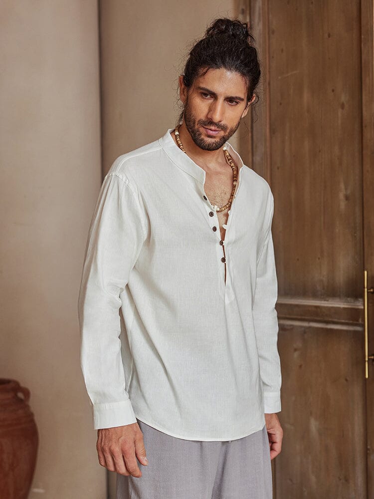 Soft Touch Linen Blend Shirt