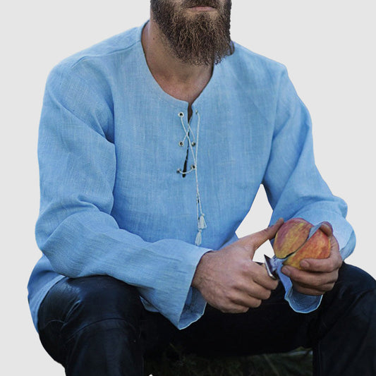 King Arthus Long Sleeve Linen Shirt