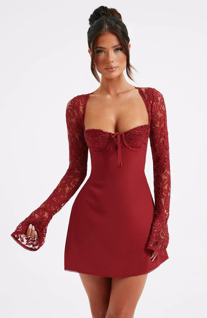 Liza Lace Mini Dress