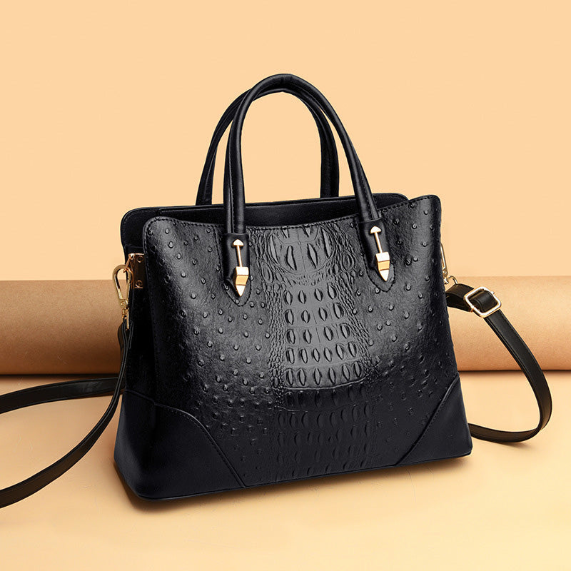 Malin-Tassou Faux Croc Leather Bag