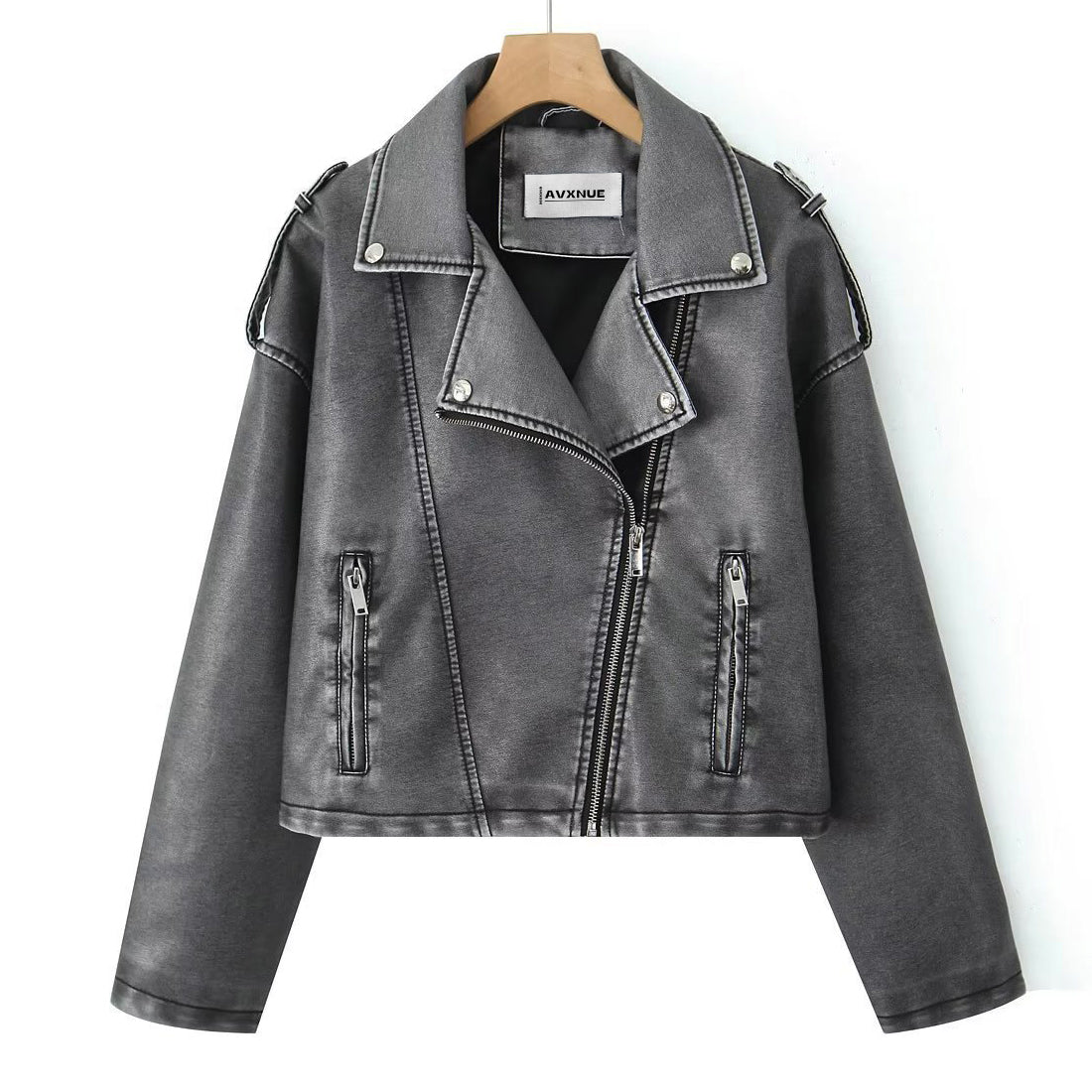 Malin Tassou Cityscape Leather Jacket