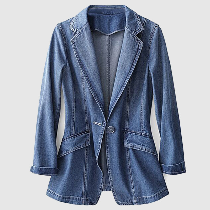 Malin Tassou Contemporary Denim Blazer