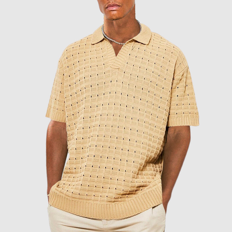 Miami Beach V-Neck Polo Shirt