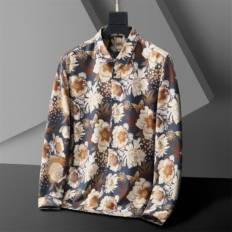 Pearl City Pattern Long Sleeve Shirt