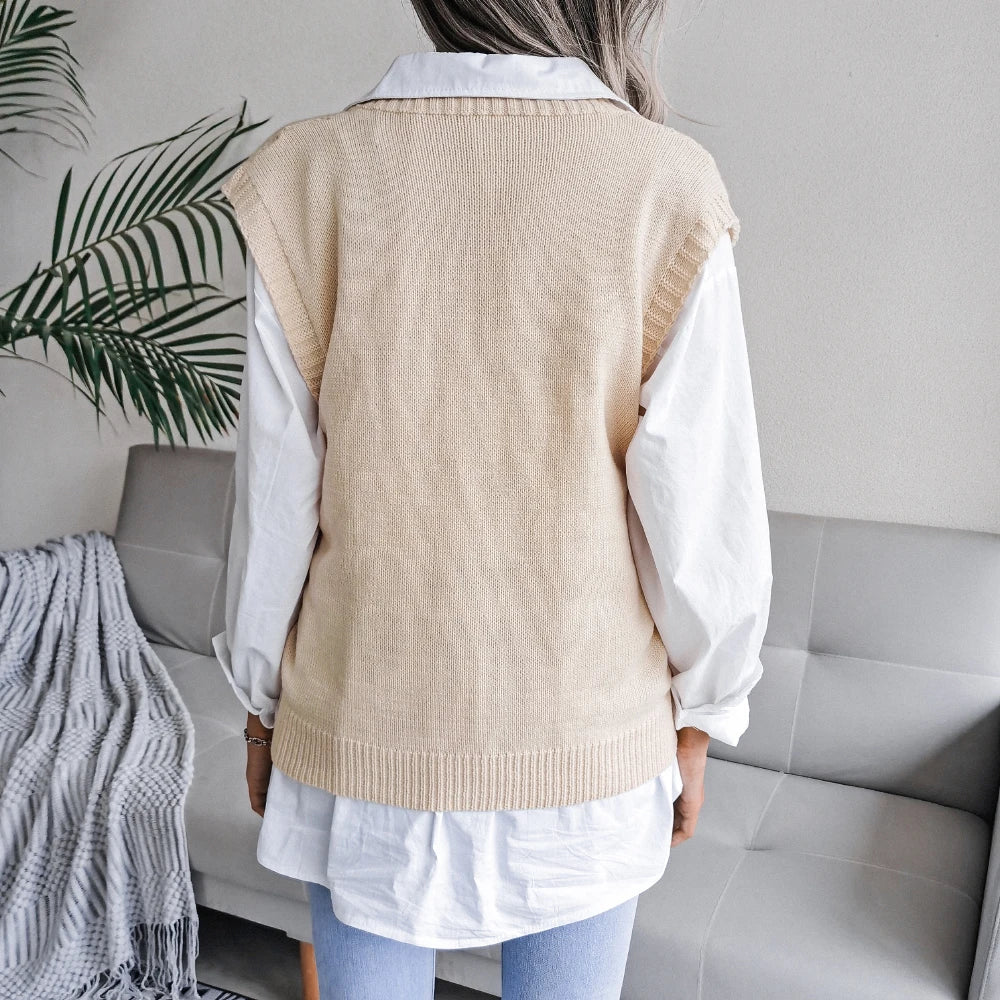 Stella Knitted Vest Sweater