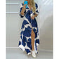 Lily - Boho Print Maxi Dress