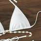 Triangle Bikini with Shell Decoration