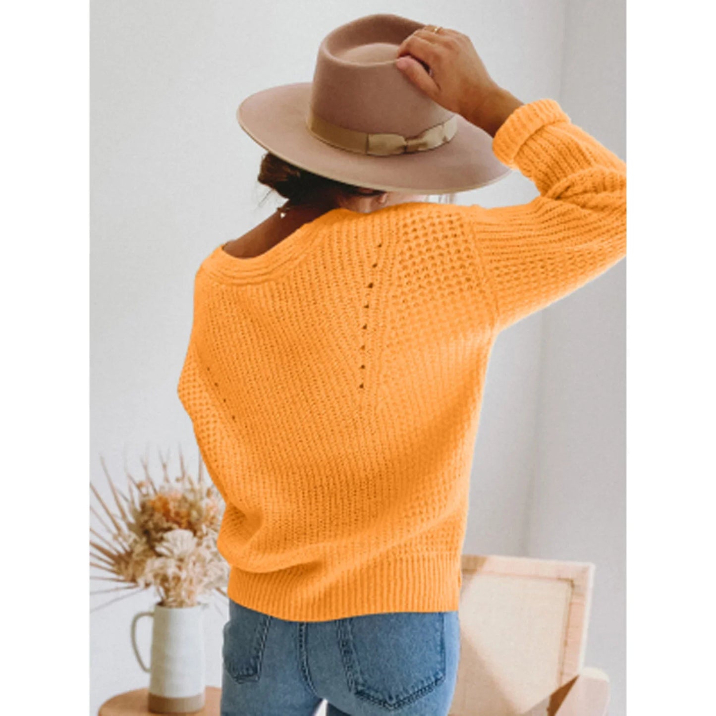 Cara Hollow Sweater Top