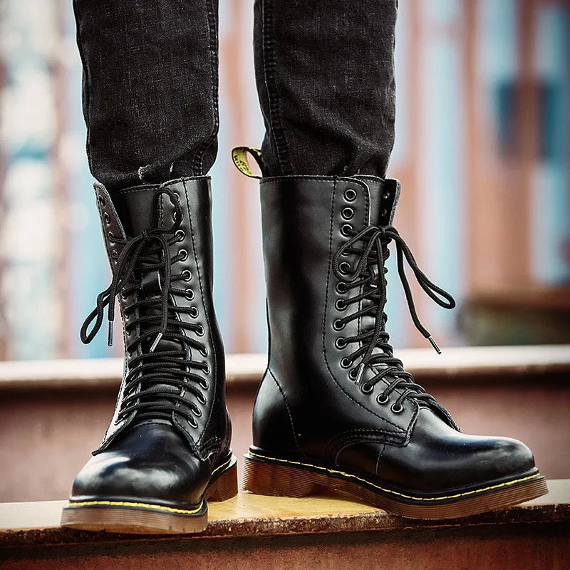 Valerio Full-Grain Leather Boots