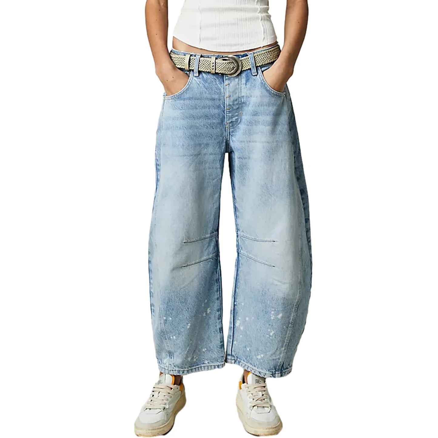 FIORA LOOSE DENIM PANTS