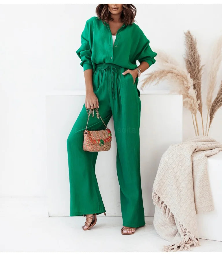 Rory Cozy Linen Two Piece Set