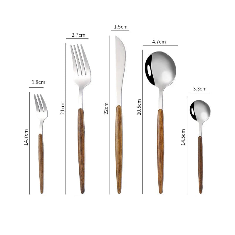 ACACIA WOOD CUTLERY